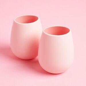 Odeme What A Pair (Set of 2) Silicone Wine Glasses